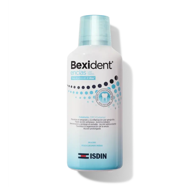 ISDIN Bexident Gums Daily Use Mouthwash Triple Anti-Plaque 500ml