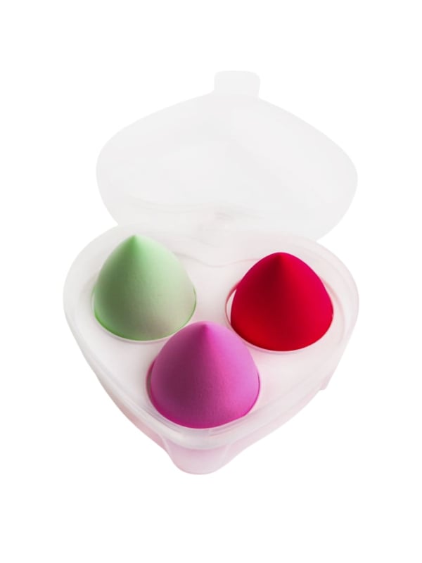 Salon System Makeup Sponge Set with Protective Case, Multicolor