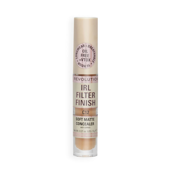 Makeup Revolution IRL Filter Finish Liquid Concealer C12