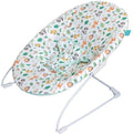 Moon Hop And Lean Baby Bouncer, Foldable Infant Seat with Safety Strap, Green, 0 Months+