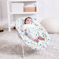 Moon Hop And Lean Baby Bouncer, Foldable Infant Seat with Safety Strap, Green, 0 Months+