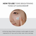 SKIN1004 Centella Tone Brightening Tone-Up Sunscreen SPF 50+ Niacinamide 50 ml
