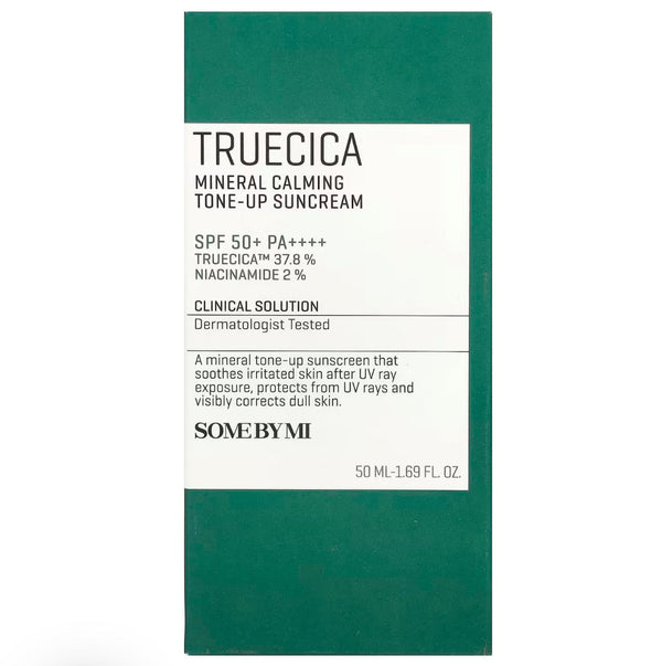 Some By Mi Truecica Mineral Calming Tone Up Suncream Lightweight UVA UVB Protection