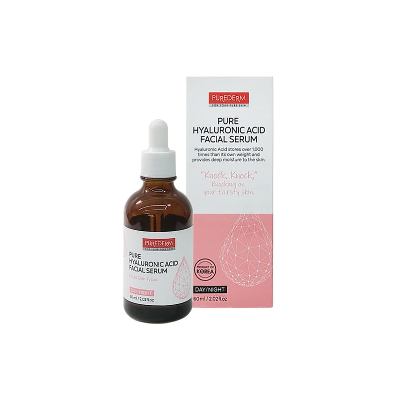Purederm Hyaluronic Acid Facial Serum Lightweight Hydrating Formula 60 ml