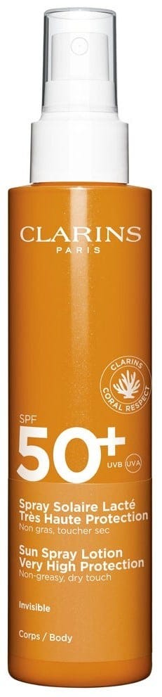 Clarins Sun Body Lotion SPF 50+ Milky Sun Care Spray 150 ml