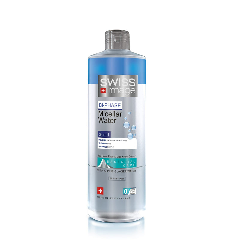 Swiss Image Essential Care Bi-Phase Micellar Water Liquid Hyssop Extract Neroli Oil 400 ml