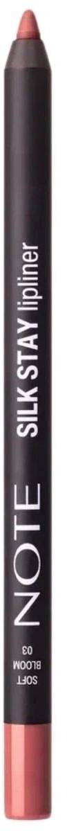 Note Silk Stay Lipliner Gel Texture 03 Soft Bloom