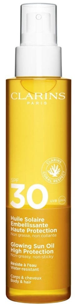 Clarins Sun Body Oil SPF 30 Dry Oil Water-Resistant Hair & Body 150 ml
