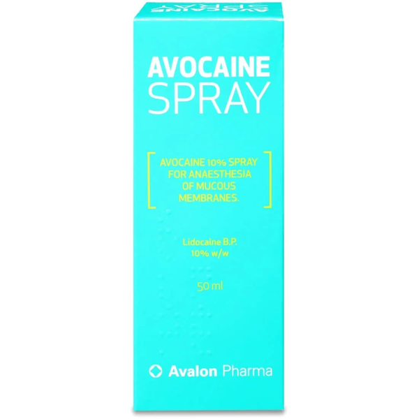 Avalon Avocaine Chlorhexidine Topical Disinfectant Spray 50 ml