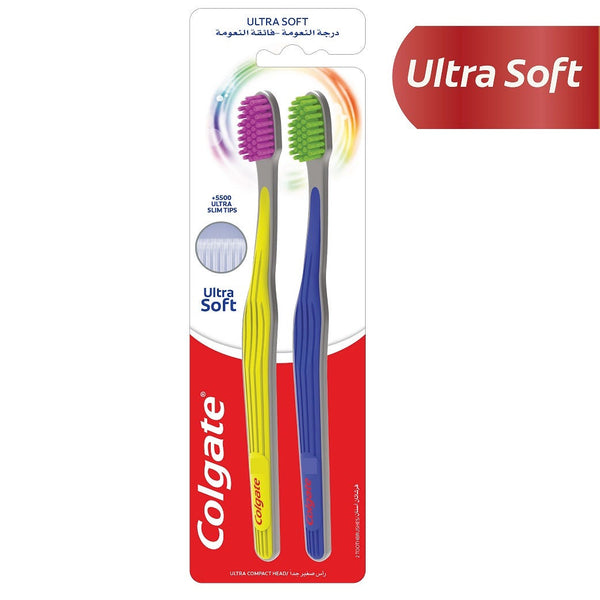 Colgate Ultra Soft Toothbrushes, High-Density Ultra-Soft Filaments, Promo Pack
