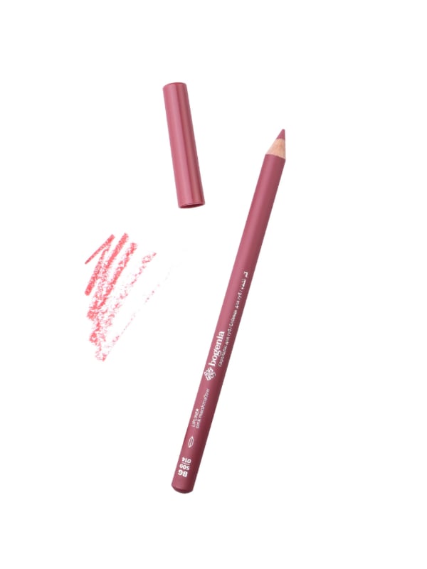Bogenia Pink Marshmallow Lip Liner Pencil Vitamin E Coconut Oil BG500-014