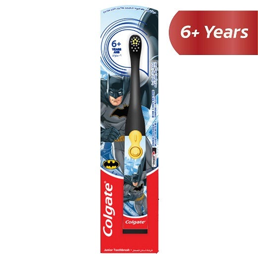 Colgate Kids Batman Battery-Powered Electric Toothbrush Extra-Soft Bristles 1 Count