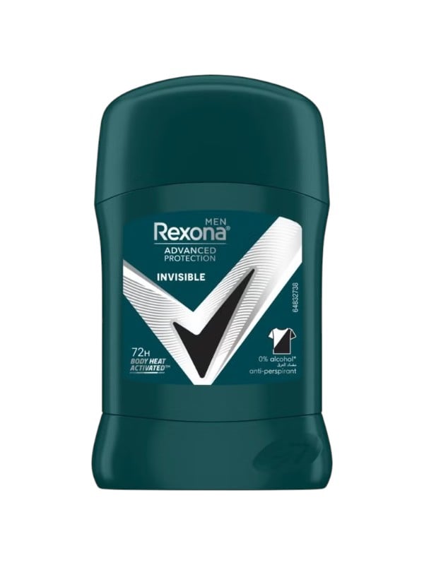 Rexona Men Invisible Antiperspirant Stick 72-Hour Protection 40g