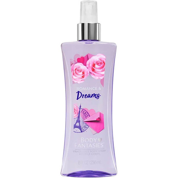 Body Fantasies Romance & Dreams Body Mist Spray Fruity Floral Fragrance 236 ml