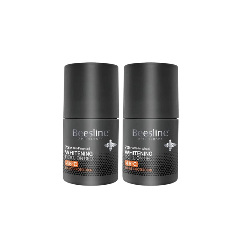 Beesline Super Dry Roll-On Deodorant Sweat Protection Heat Care Men 2 x 50ml