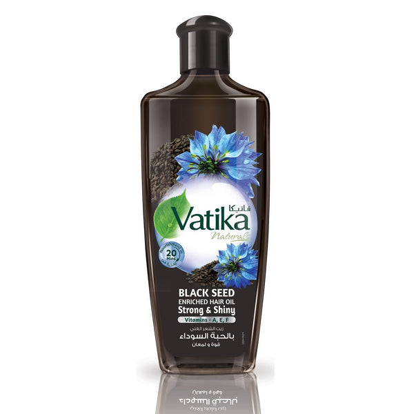 Vatika Black Seed Enriched Hair Oil Liquid Formula with Amino Acids 300 ml