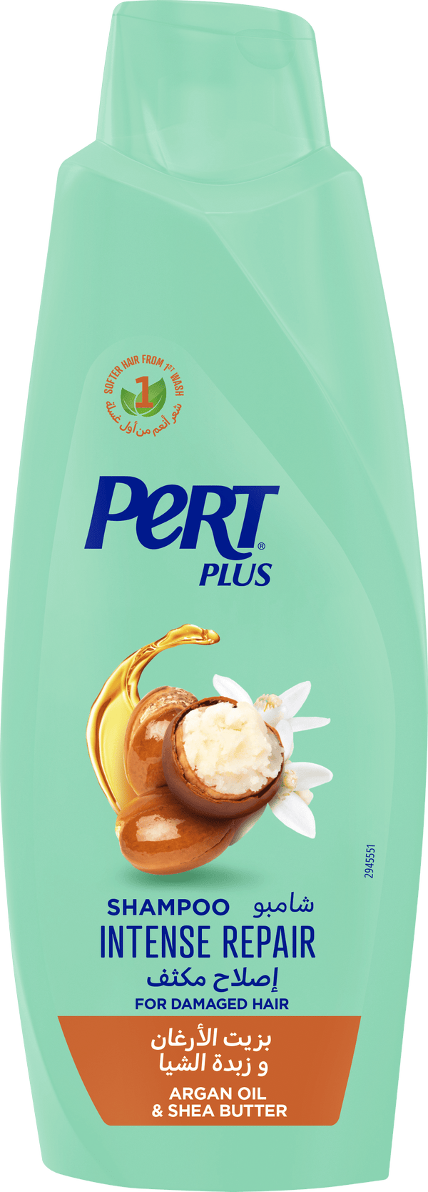 Pert Plus Shampoo Liquid Argan Oil Keratin Silicone-Free 600 ml