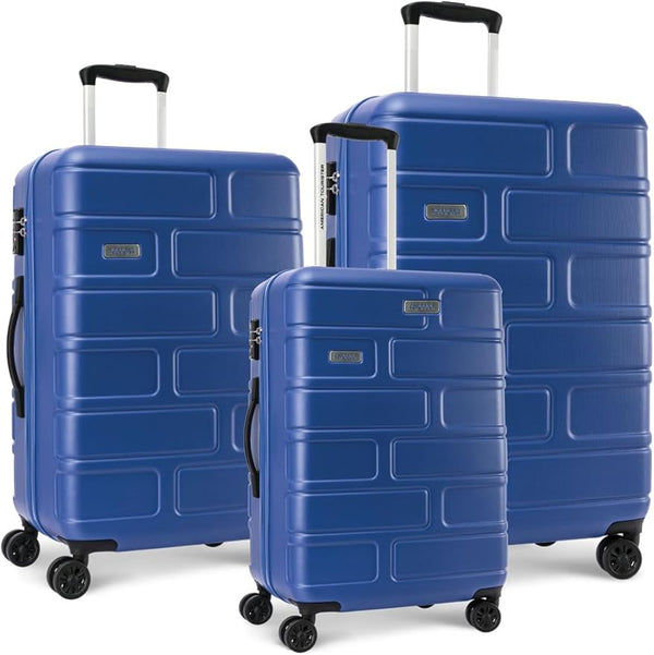 American Tourister Bricklane 3-Piece Luggage Set TSA Blue
