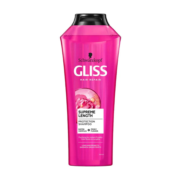 Gliss Supreme Length Shampoo Biotin Complex and Peony Extract 400 ml