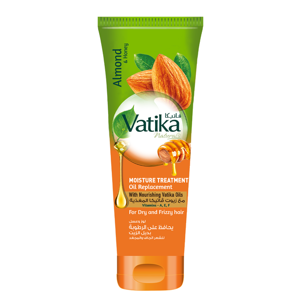 Dabur Vatika Moisture Treatment Oil Replacement Leave-In Hair Moisturizer Almond Honey 300 ml