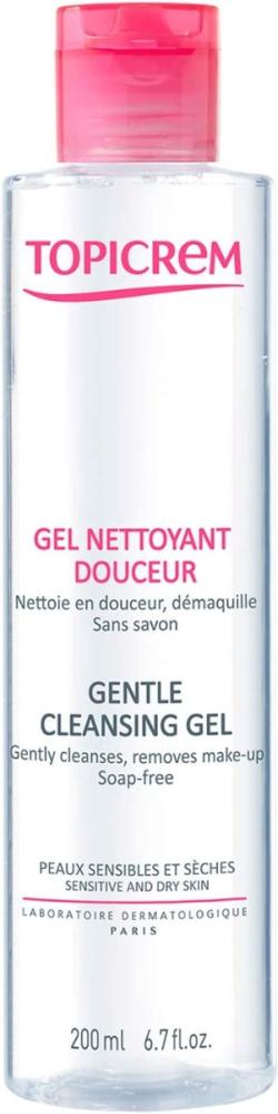 Topicrem Hydra+ Gentle Cleansing Gel 5% Glycerin for Dry & Sensitive Skin 200ml