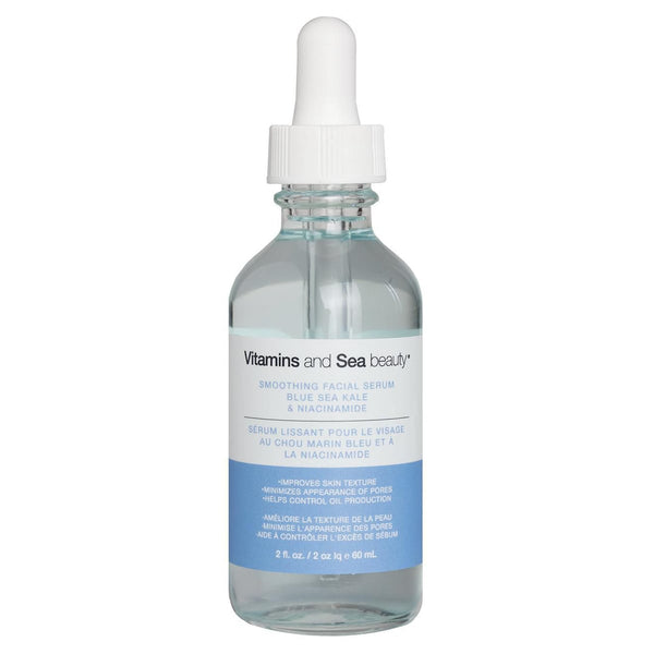 Sea Beauty Blue Sea Kale Niacinamide Facial Serum, Lightweight Oil-Free Gel, 60 ml