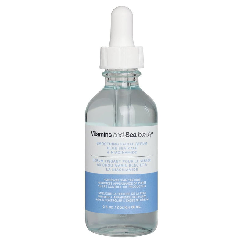 Sea Beauty Blue Sea Kale Niacinamide Facial Serum, Lightweight Oil-Free Gel, 60 ml