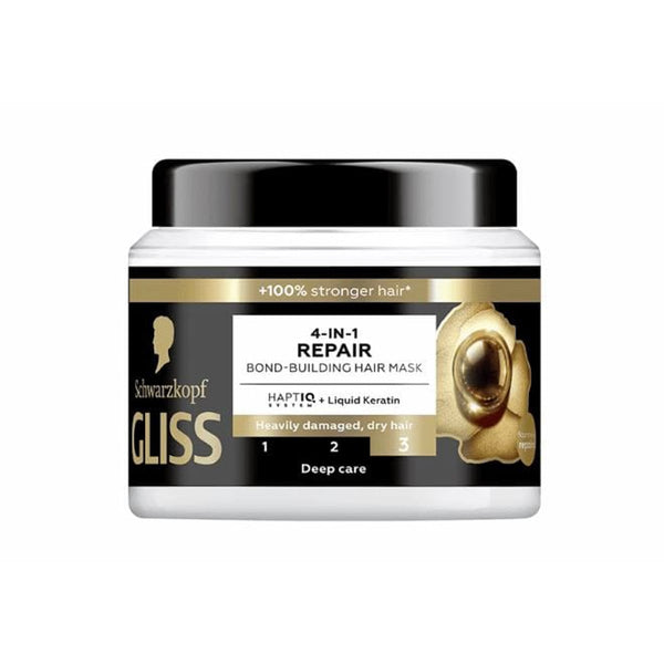 GLISS 4-In-1 Moisture Bond-Building Hair Mask for Dry, Damaged Hair 400ml
