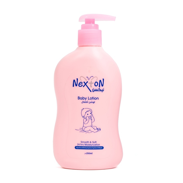 Nexton Baby Lotion Lightweight Moisturizer for Sensitive Children's Skin Pink 250ml