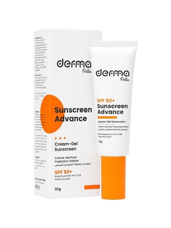 Derma Bella Sunscreen Cream-Gel SPF50+ Broad-Spectrum UVA/UVB Double Pack 50 g + 50 g