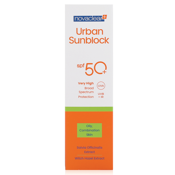 Novaclear Urban Sunblock SPF 50+ Matte Sunscreen for Oily Skin 40 mL