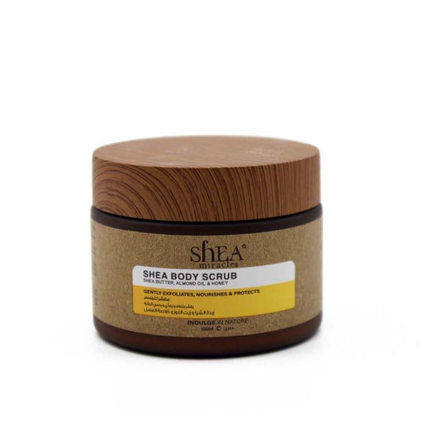 Shea Miracles Body Scrub Exfoliating Almond Oil & Honey 150ml