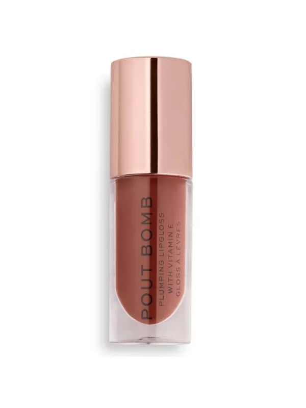 Revolution Boat Bomb Lip Filling Lip Gloss, High Shine, Vitamin E, Cookie