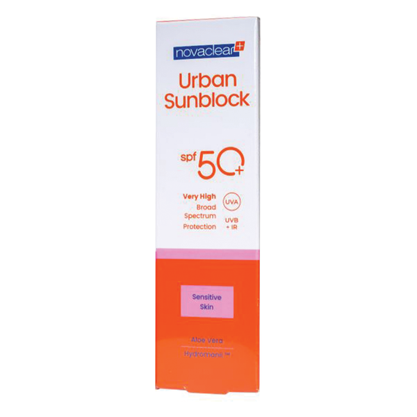 Novaclear Urban Sunblock SPF 50+ Sensitive Skin Face Sunscreen 40 mL