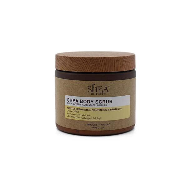Shea Miracles Body Scrub Exfoliating Almond Oil & Honey 500ml