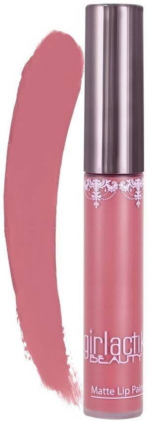 Girlactik Long Lasting Matte Lip Paint Liquid Lipstick Starlet Pink 7.5 ml