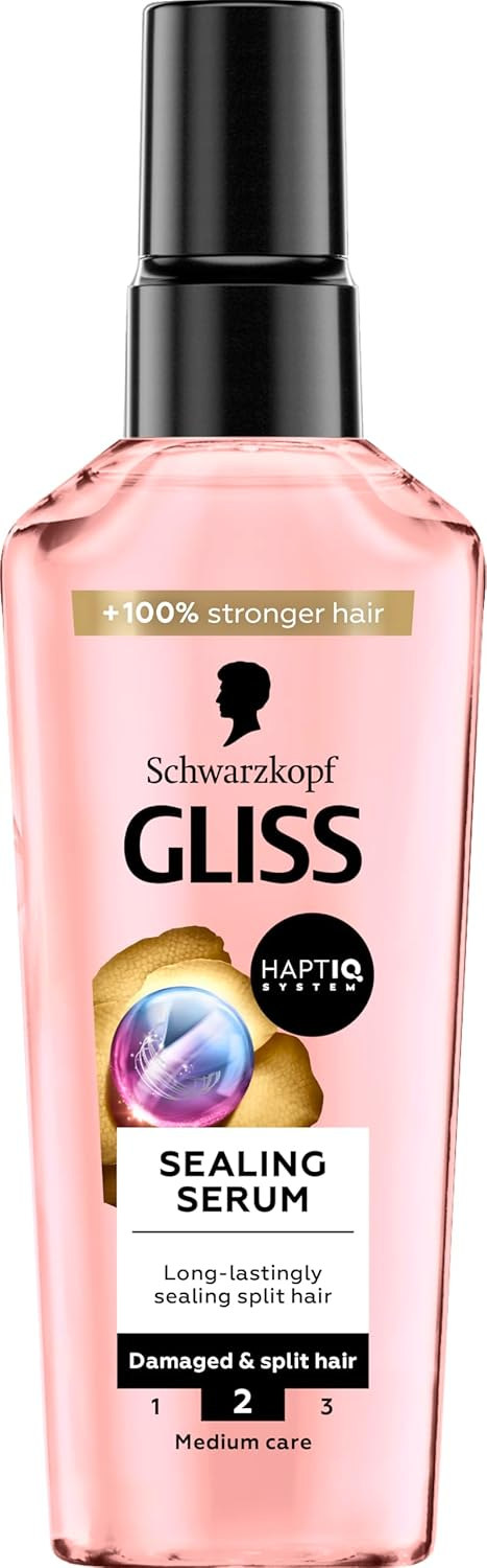 Gliss Sealing Serum HAPTIQ System Hair Serum for Damaged and Split Hair 75 ml
