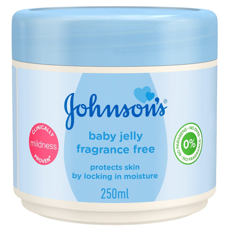 Johnson Baby Jelly Petroleum Moisturizer Fragrance Free 250g