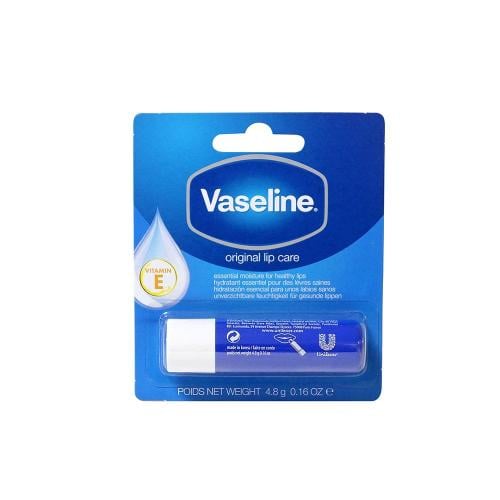 Vaseline Original Lip Care Moisturizing Lip Treatment, Glossy Finish, 4.8 g
