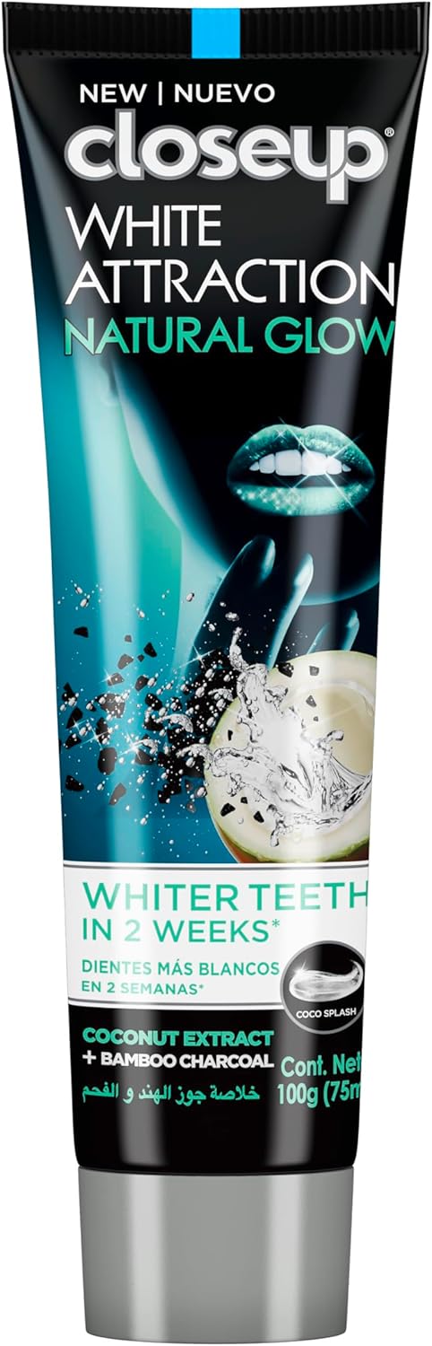 Closeup Natural Attraction Gel Toothpaste Coconut Extract Bamboo Charcoal 75ml