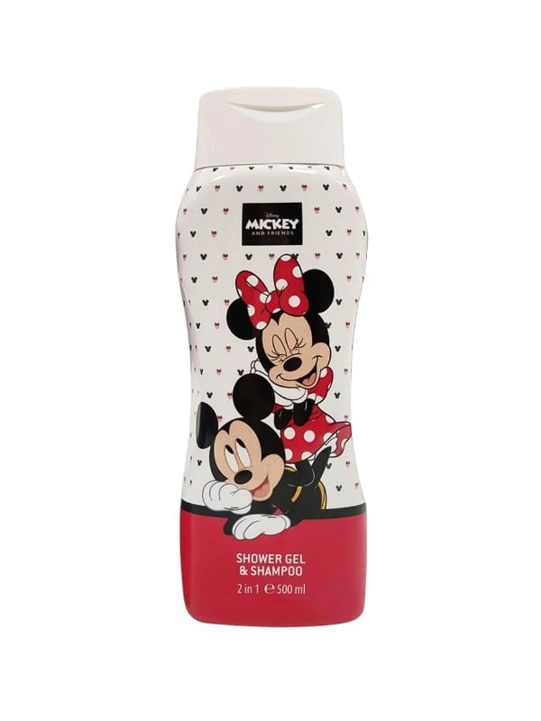 Disney Mickey Mouse 2-in-1 Shampoo & Shower Gel for Kids, 500 ml