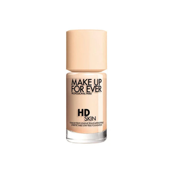 Make Up For Ever HD Skin Foundation Liquid Natural Finish 1R02 Cool Alabaster