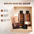 ARGAN COLORING OIL Hair Color Cream Kit Argan Oil Dark Brown 3.0 75 ml