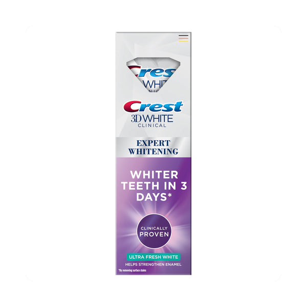 Crest 3D White Clinic Ultimate Fresh Toothpaste Brightening Peppermint 75 ml