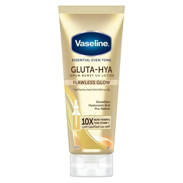 Vaseline Flawless Glow Body Lotion GlutaGlow Hyaluronic Acid Pro-Retinol 200ml