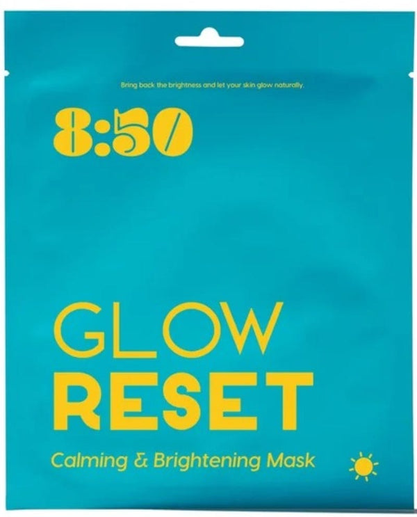 Eightfifty Glow Reset Bright Sheet Face Mask with Niacinamide and Hyaluronic Acid, 25 ml