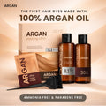 ARGAN COLORING OIL Hair Coloring Kit Cream Permanent Formula Light Ash Blond 8.1, 75 ml