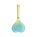 Glitters Heart Italian Design Hairbrush Flexible Bristles All Hair Types HBG228