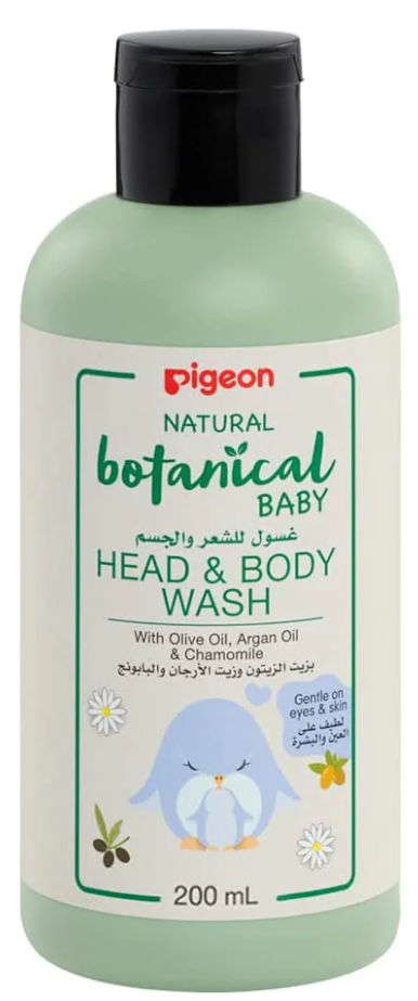 Pigeon Hand & Body Wash Olive Oil Argan Oil Chamomile 200ml
