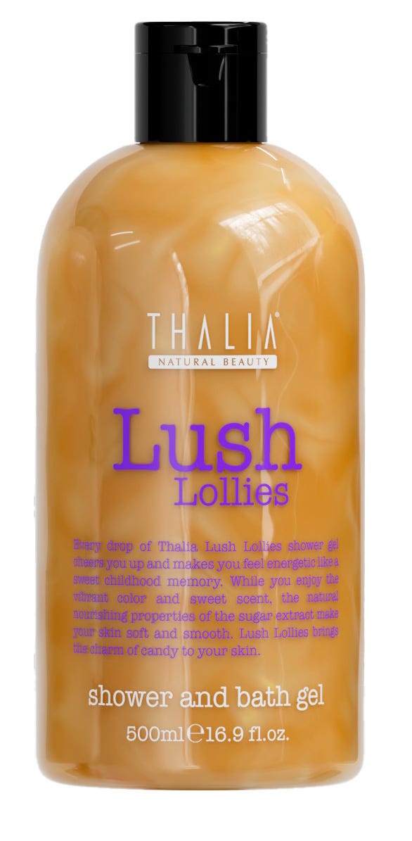 Thalia Lush Lollies Shower Gel Sugar Extract Scented Formula 500 ml